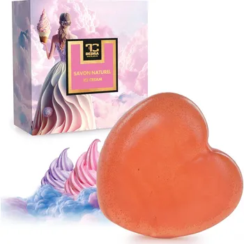 Mýdlo ICE CREAM | ručně vyráběné rostlinné mýdlo s kokosovým olejem & glycerinem | 85 g Dedra