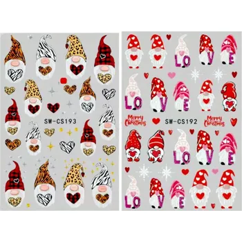 Zdobení na nehty - Nálepky Skřítek 2ks CS192+193