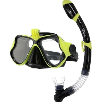 Vodní sport Šnorchlovací set AQUOS BURI-G SHARK UNI Žlutá, Černá