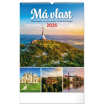 Presco Group Nástěnný kalendář Má vlast…