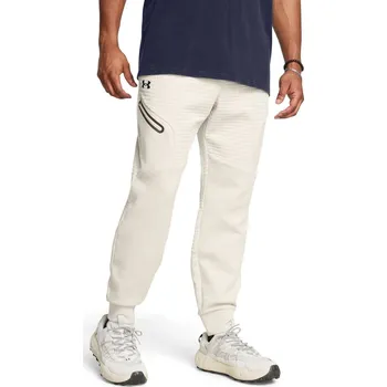 Pánské tepláky Under Armour UA Unstoppable Flc Grid 1386544-110 Bílá XXL