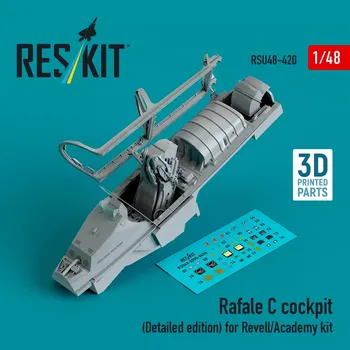 Plastikový model Reskit 1/48 Rafale C cockpit (Detailed edition)