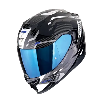 Helma na motorku Integrální helma Scorpion EXO-520 EVO AIR RANKA (černá, bílá, modrá), vel. S