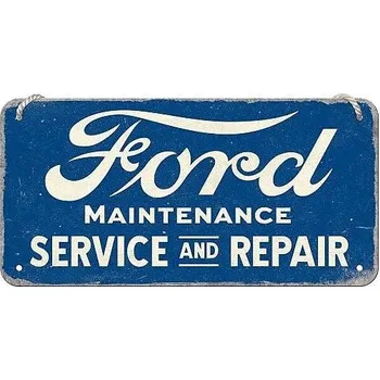 Plechová cedule Retro cedule Ford - Service & Repair 20x10cm