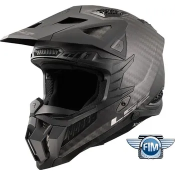 Helma na motorku LS2 Helmets LS2 MX703 C X-FORCE PRO FIM MATT CARBON-06 - S