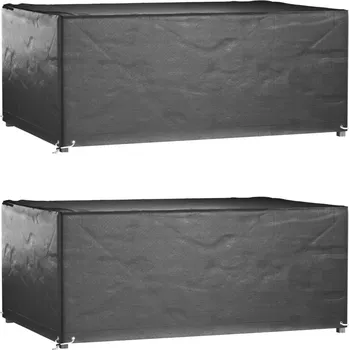 Krycí plachta Plachty na zahradní nábytek 2 ks s 8 očky 180x122x75cm obdélník IM_3155347