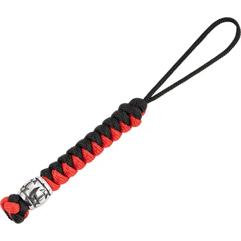Šňůrka na nůž M-Tac Lanyard Viper Cossack Cross V2 Steel - černá-červená