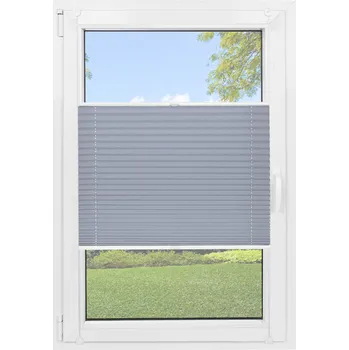Roleta Plisa Termoizolaení plisovaná roleta Grey Silver 31 cm x volitelná výška