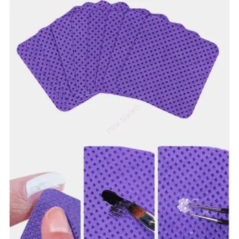 Dezinfekce Manikúrní hladké ubrousky s dírkami fialové 500ks