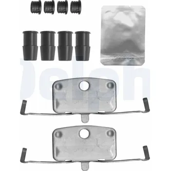 Přislušenství brzdového systému Sada příslušenství, obložení kotoučové brzdy DELPHI LX0634