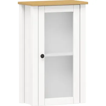 Komoda Závěsná skříňka PORTO bílá/buk