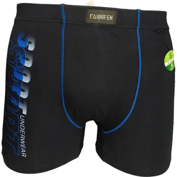 Pánské spodní prádlo FANNIFEN Pánské boxerky Sport M6754 Barva: Modrá, Velikost: M