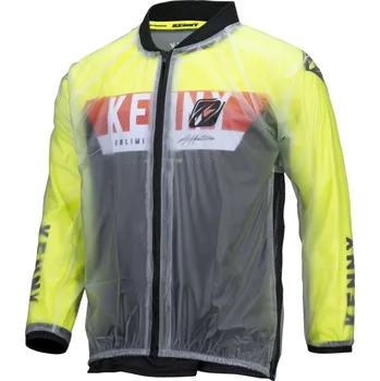 Chlapecká bunda KENNY RACING BUNDA DO DEŠTĚ DĚTSKÁ / JUNIORSKÁ BARVA TRANSPARENTNÍ/ČERNÁ VELIKOST 6/8
