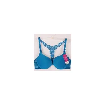 Dámská erotická podprsenka Push-Up podprsenka s Y krajkovými ramínky 2062 Barva Modrá - nebeská modř Podprsenka 75 B bdsm-bondage-shop 08595729717787 8595729717787 Push-Up podprsenka s Y krajkovými ramínky 2062