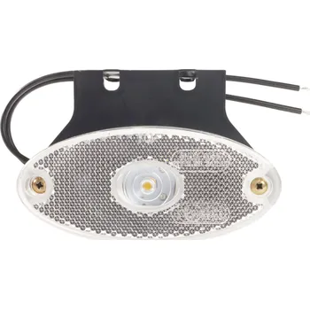 Přívěs k motorovému vozidlu Svítilna přední obrysová LED WAS W64, 12-24V, eliptická na držáku