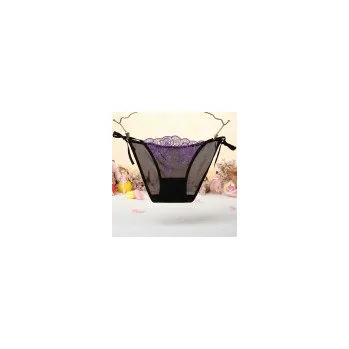 Dámské erotické prádlo Sexy průhledné vintage kalhotky na zavazování 990 Barva Fialová bdsm-bondage-shop 08595729736283 8595729736283