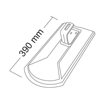 Střecha ERGO Kovová taška s držákem pro Bobrovku - antracit