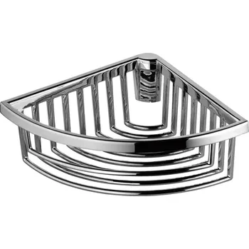 Drátěná police Rohový košík na houbu Keuco, pochromováno