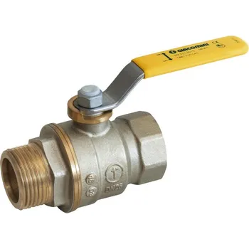 Vodovodní kohout Kohout kulový Giacomini plyn žlutá páčka, 1/2˝
