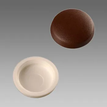 Šroub DEN BRAVEN Krycí čepičky na Turbo šrouby s plochou hlavou 15mm hnědé