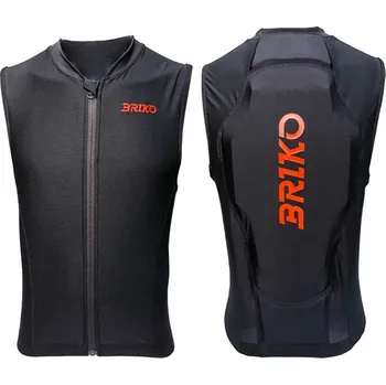 Chránič páteře Briko PROTETTO VEST Black chránič zad páteřák