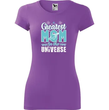 DOBRÝ TRIKO Dámské tričko Greatest mom Velikost: XL, Barva: Fialová