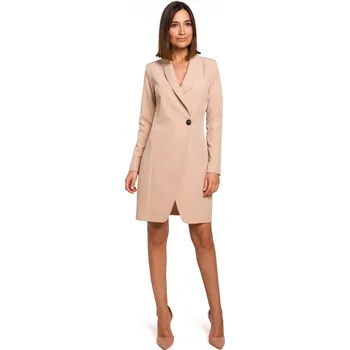Dámské šaty Dámské šaty S217 - Stylove khaki XL
