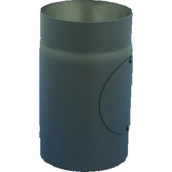 Kouřovod Roura kouřová s čistícím otvorem pr. 125 / 250 / 1,5 mm