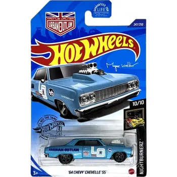 autíčko HOT WHEELS - '64 Chevy Chevelle SS Blue (E7)