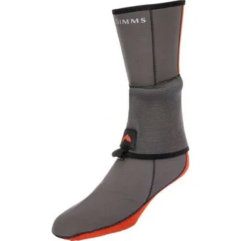 Rybářské oblečení Neoprenové brodící ponožky Simms Neoprene Flyweight Sock Pewter M