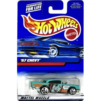 autíčko HOT WHEELS - '57 Chevy Turquoise (E7)