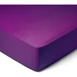 Prostěradlo Jersey tmavě fialová 90x220 - 90x220cm tm.fialová