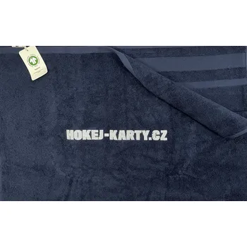 Osuška modrá HOKEJ-KARTY