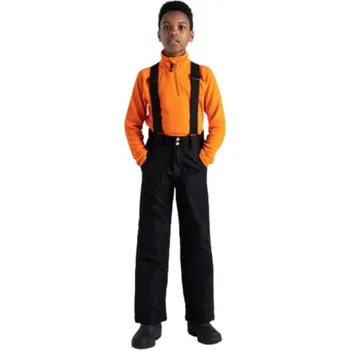 Chlapecké kalhoty DĚTSKÉ LYŽAŘSKÉ KALHOTY černé Kugo LH0394 (Šusťákové lyžařské kalhoty dětské)