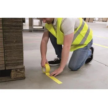 Lepicí páska Bezpečnostní páska "DURALINE", žlutá, 50 mm x 33 m, 0,16 mm, DURABLE 104404