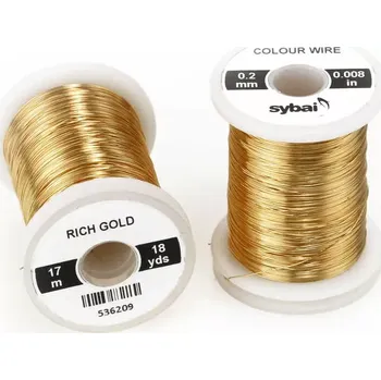 Barevný drátek Sybai Colour Wire Rich Gold 0,2mm