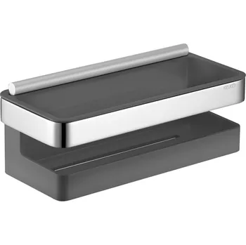 Drátěná police Košík do sprchy Keuco Collection Moll, pochromováno/antracitová