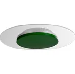 LIGHT IMPRESSIONS Deko-Light stropní přisazené svítidlo Zaniah 12W, kryt listová zelená 220-240V AC/50-60Hz 12,00 W 3000 K 1512 lm bílá - LIGHT IMPRESSIONS IMPR 620035