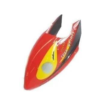 RC model vrtulníku Kabinka Červená