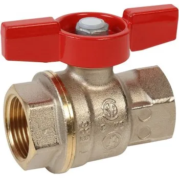 Ventil Kohout kulový Giacomini červený motýl, 5/4˝