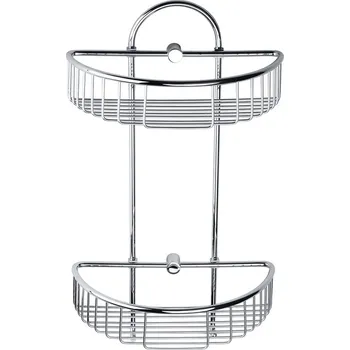 Drátěná police Polička do sprchy Bemeta Cytro dvojitá chrom