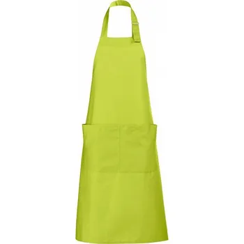 Kuchyňská zástěra Sol's Dlouhá zástěra Gala se dvěmi kapsami Barva: Zelená jablková, Velikost: 75 x 90 cm L990