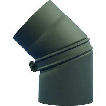 Kouřovod Koleno kouřové pr. 125 / 1,5 mm stavitelné 0 - 45 st.