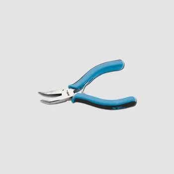 Dílna XTLINE Kleště zahnuté hladké čelisti 125mm CrV