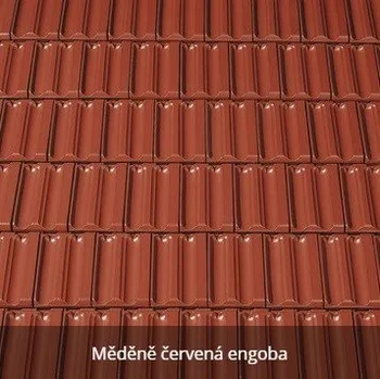 pálená krytina CREATON Ratio Taška základní 1/1 "NUANCE" měděně červená engoba