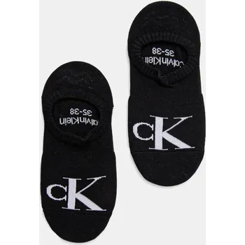 Dámské ponožky Ponožky Calvin Klein Jeans 2-pack dámské, černá barva, 701228817 701228817.NOS 99X, vel. 35/38