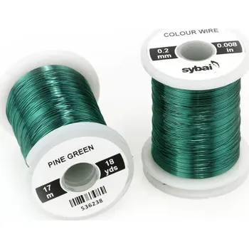 Barevný drátek Sybai Colour Wire Pine Green 0,2mm
