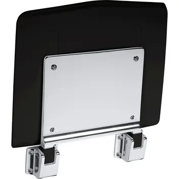 Madlo do koupelny Sedátko sprchové sklopné Bemeta Help nerez, plast černý