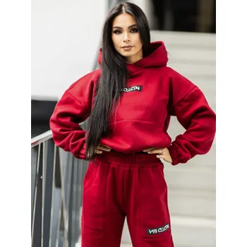 Dámská mikina Burgundy mikina VSB RUBY, VELIKOST XXS/XS