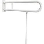 Úchyt invalidní sklopný Bemeta Help tvar ˝U˝ opěrná noha 813 mm bílá